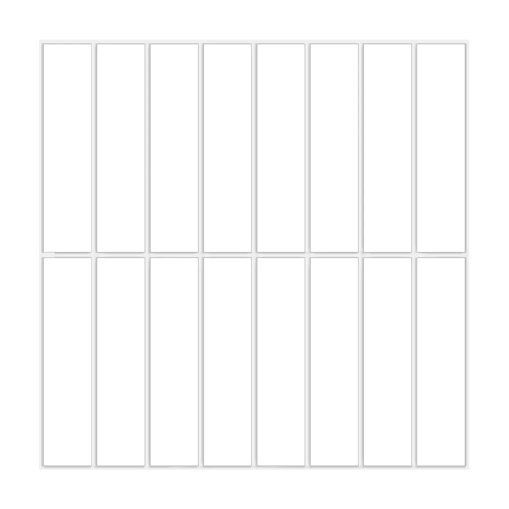 Serenity ModernStack Long 3D Tiles - White