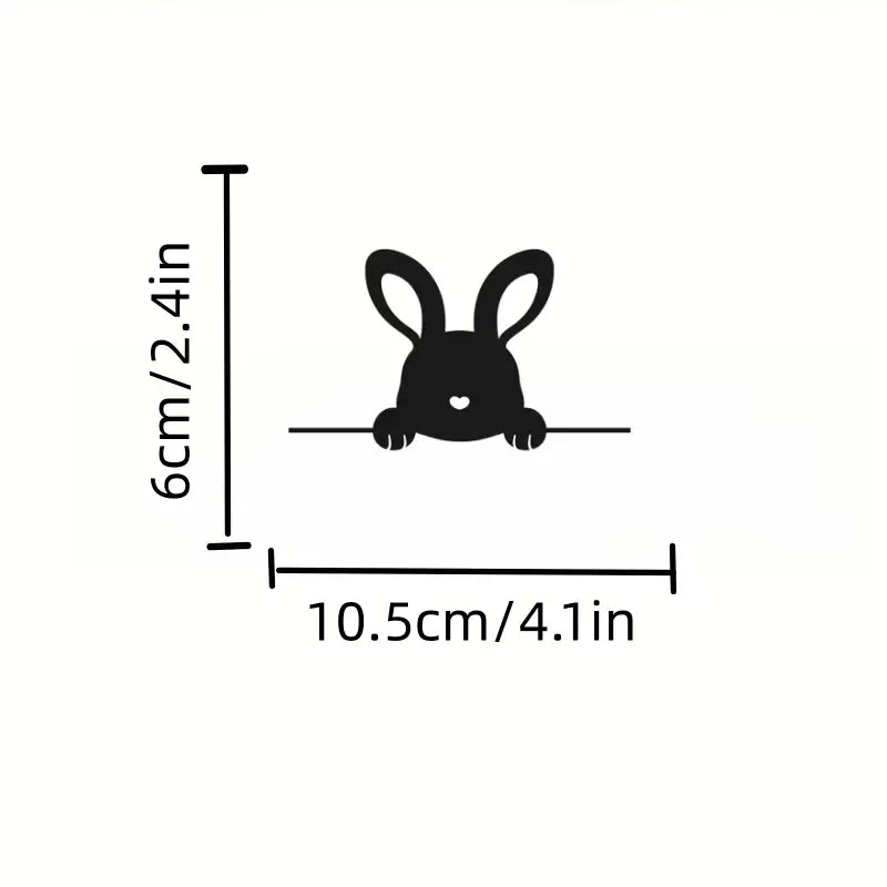 BohoBaby Bunny Decal - Black