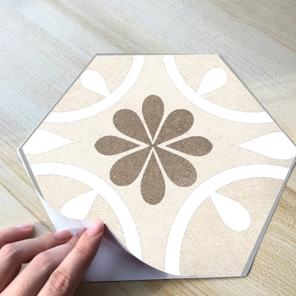 Bohemian Moroccan Tile Decals - Beige