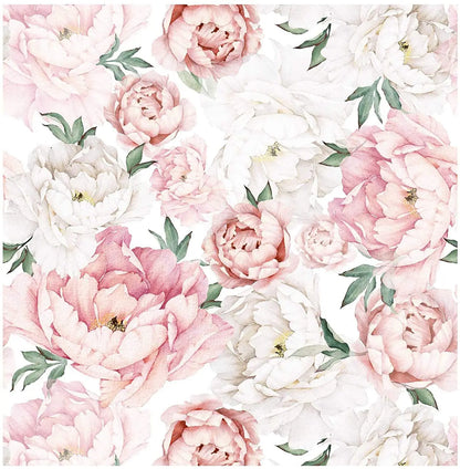 English Country Blossom Wallpaper - Light Pink Peonies