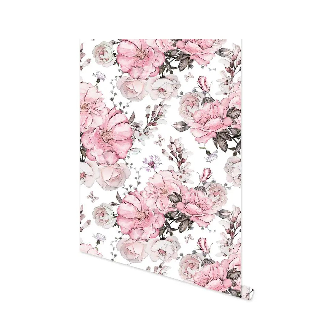 English Country Blossom Wallpaper