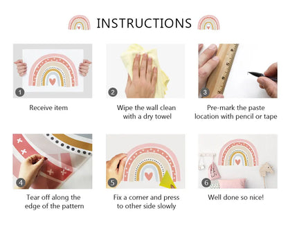 BohoBaby Arches & Hearts Decals