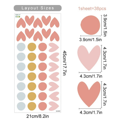 BohoBaby Arches & Hearts Decals