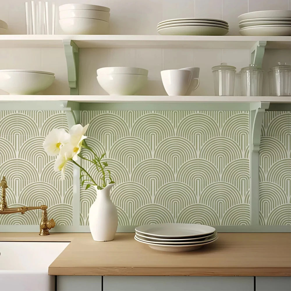 SeraphinaScape Tile Decals - Light Green