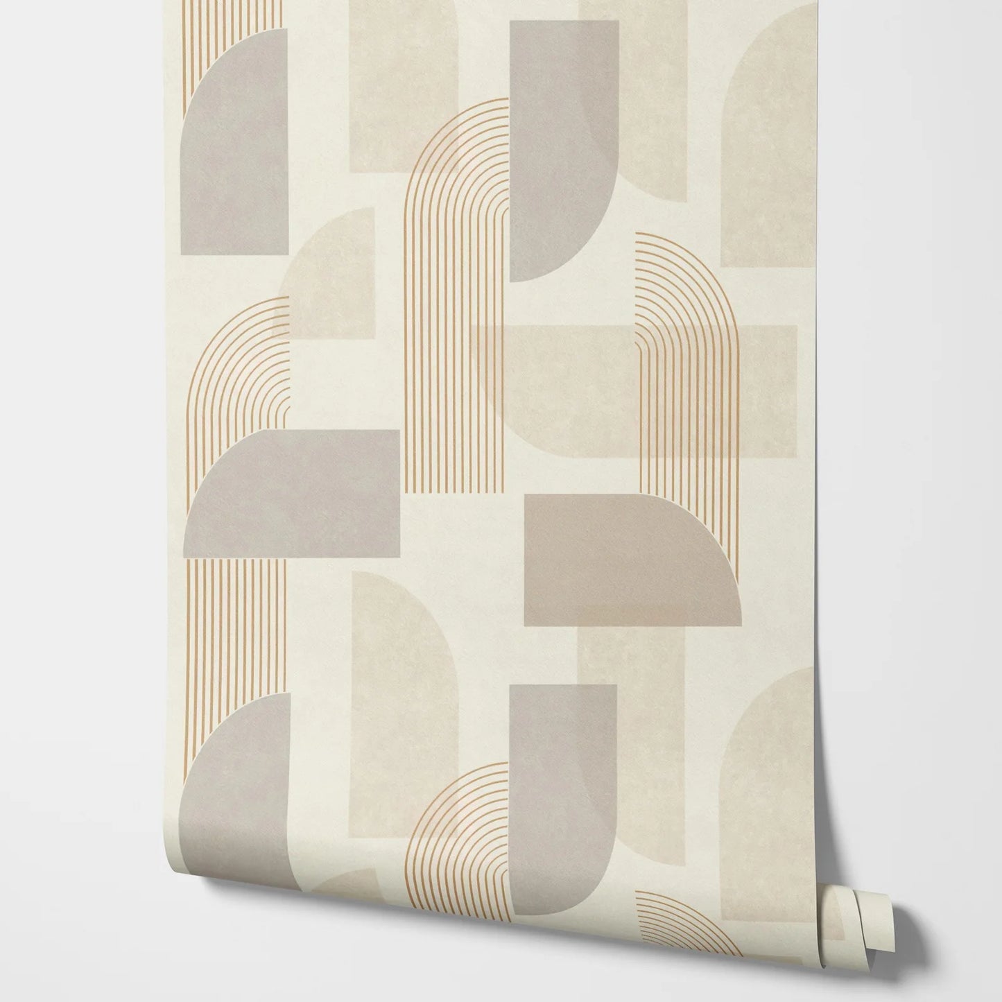 ZenScape Boho Abstract Wallpaper - Terracotta