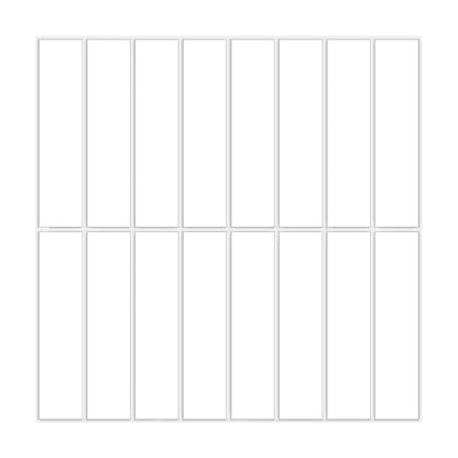 Serenity ModernStack Long 3D Tiles - White