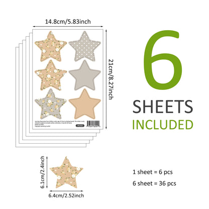 BohoBaby Stars & Dots, Hearts & Butterflies Decals