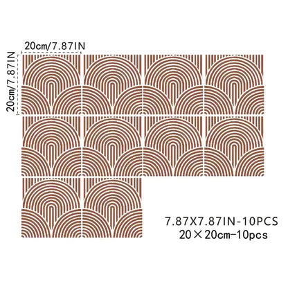 SeraphinaScape Tile Decals - Terracotta