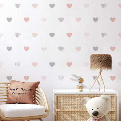 BohoBaby Stars & Dots, Hearts & Butterflies Decals