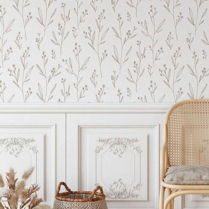 French Country Lilly Wallpaper