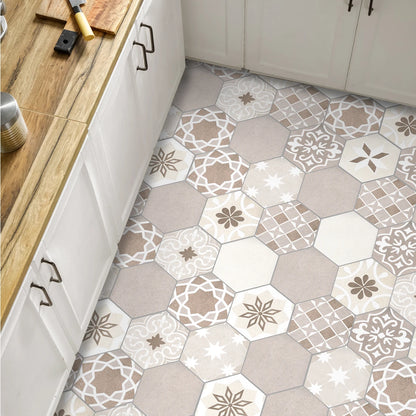 Bohemian Moroccan Tile Decals - Beige