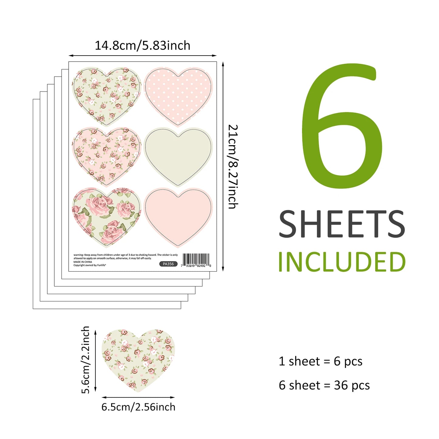 BohoBaby Stars & Dots, Hearts & Butterflies Decals