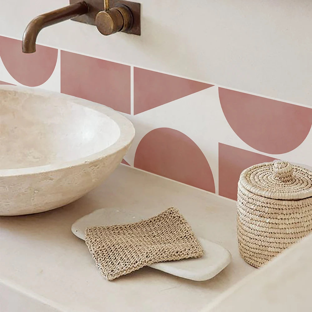 SeraphinaScape Abstract Tile Decals - Pink