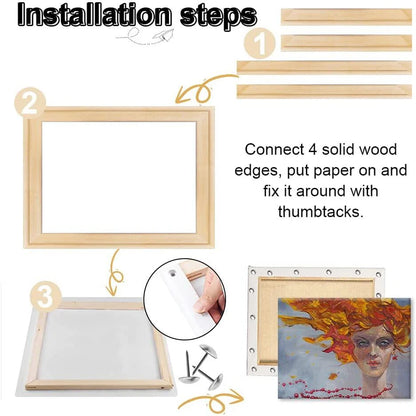 BohoBaby Canvas Wood Frame Kit