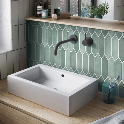 Serenity Lantern Long 3D Tile Decals - Light Green