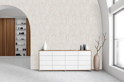 ZenScape Wallpaper - Soft Beige