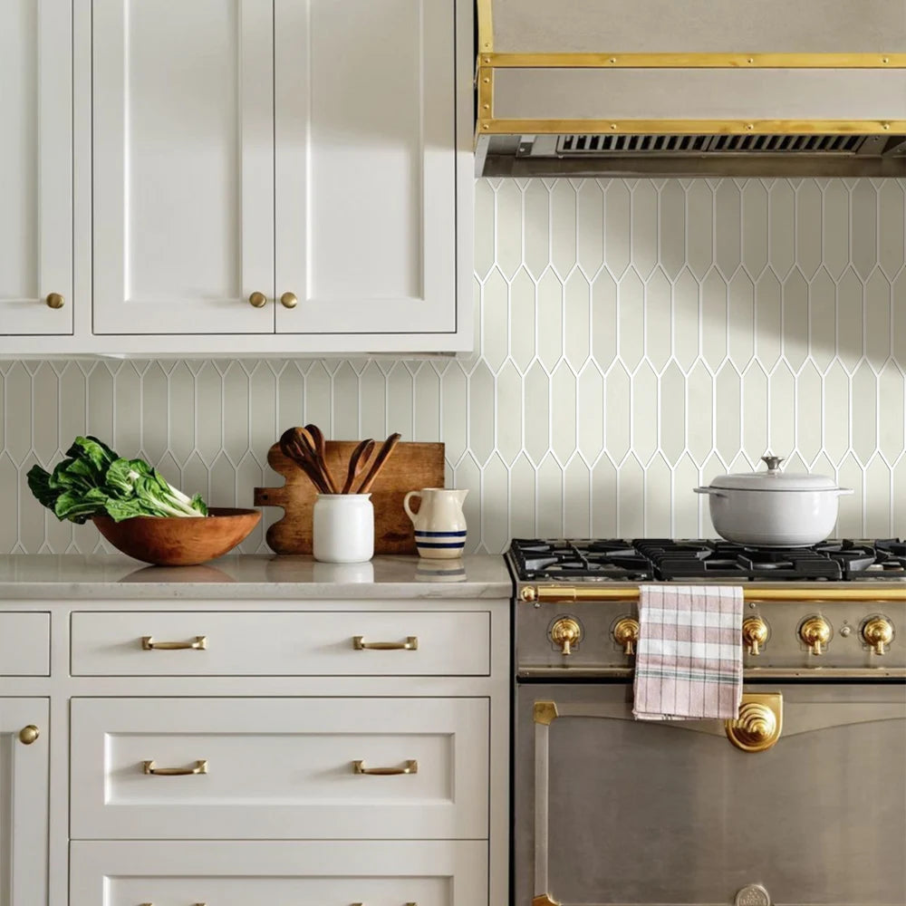 Serenity Lantern Long 3D Tile Decals - Sand