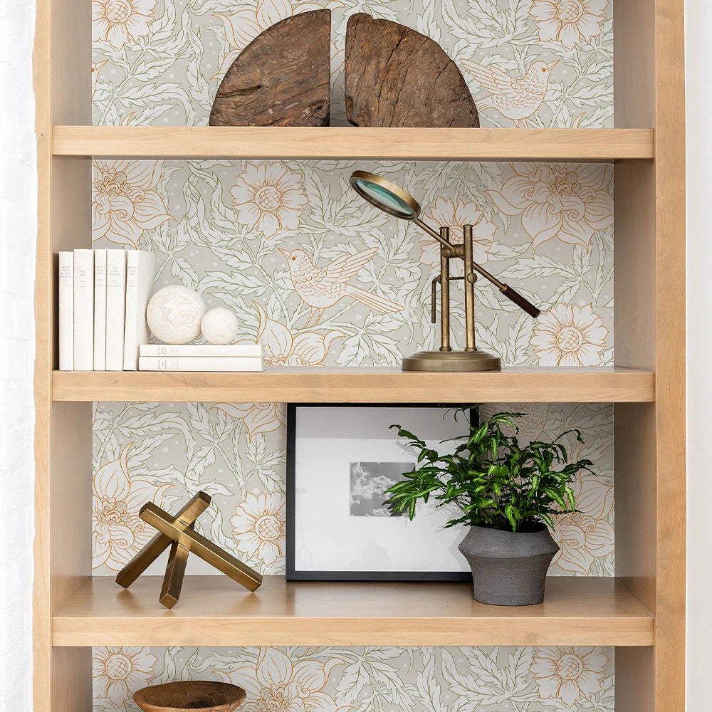 French Country Sunflower Wallpaper