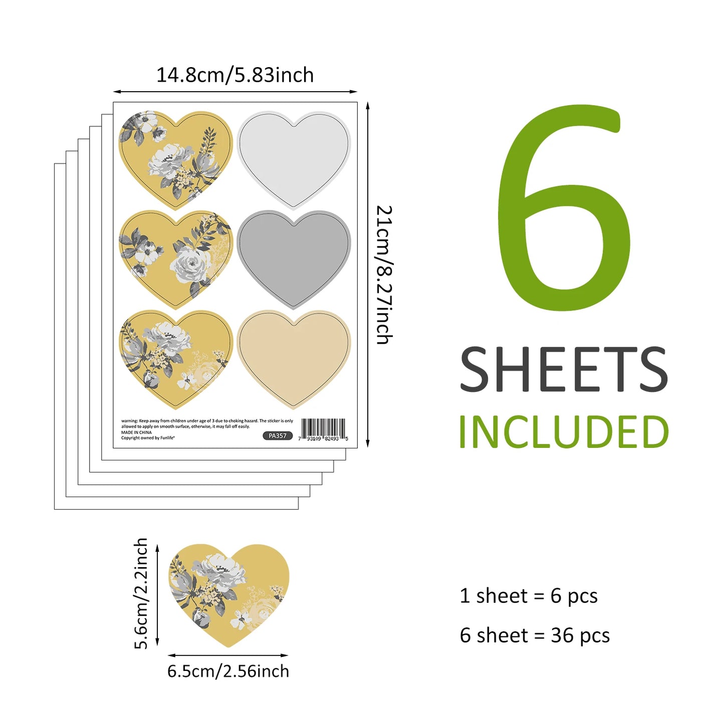 BohoBaby Stars & Dots, Hearts & Butterflies Decals