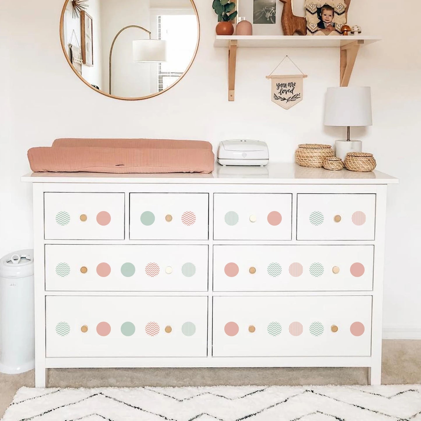 BohoBaby Stars & Dots, Hearts & Butterflies Decals