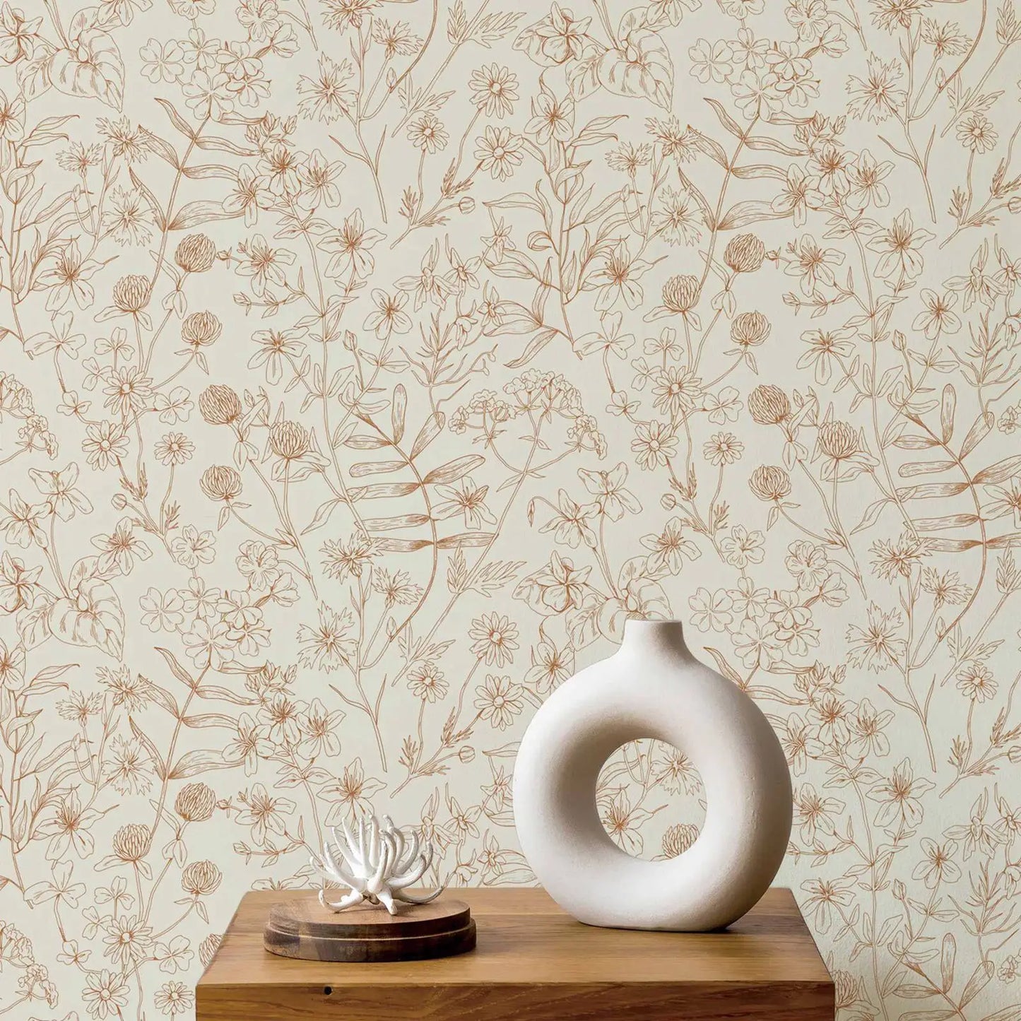 French Country Meadow Wallpaper