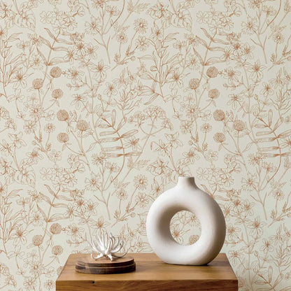 French Country Meadow Wallpaper