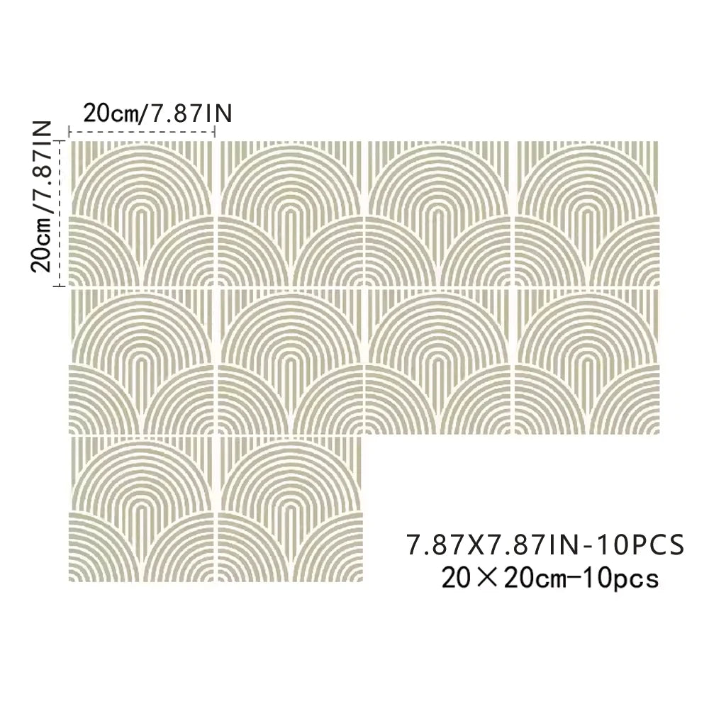 SeraphinaScape Tile Decals - Light Green