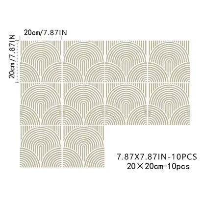 SeraphinaScape Tile Decals - Light Green
