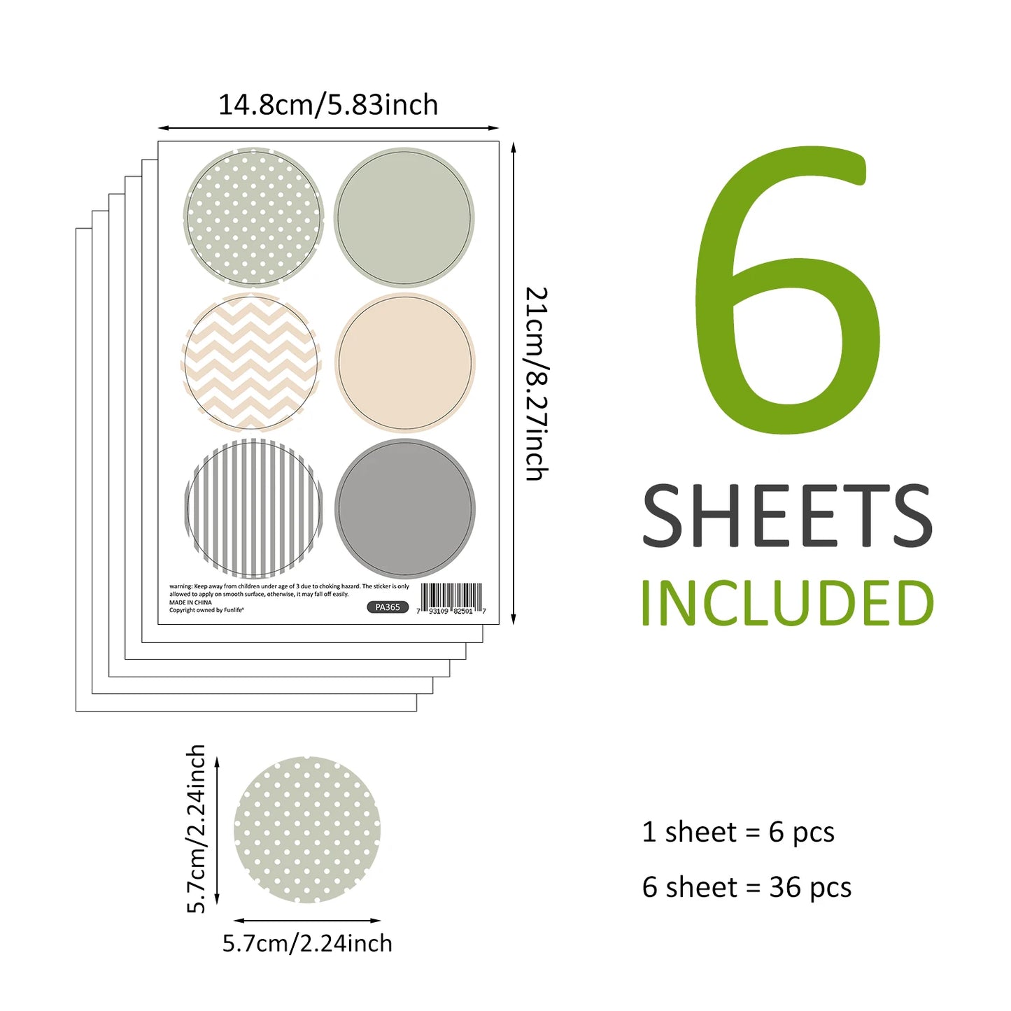 BohoBaby Stars & Dots, Hearts & Butterflies Decals