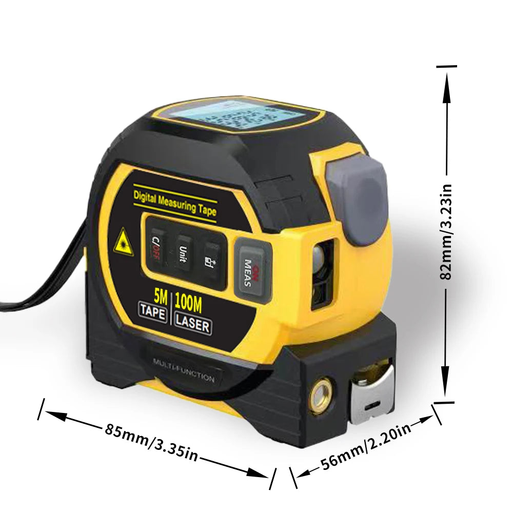 Tape Measure 3-in-1 Multifunction - 100m or 328 FT