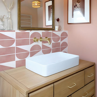 SeraphinaScape Abstract Tile Decals - Pink