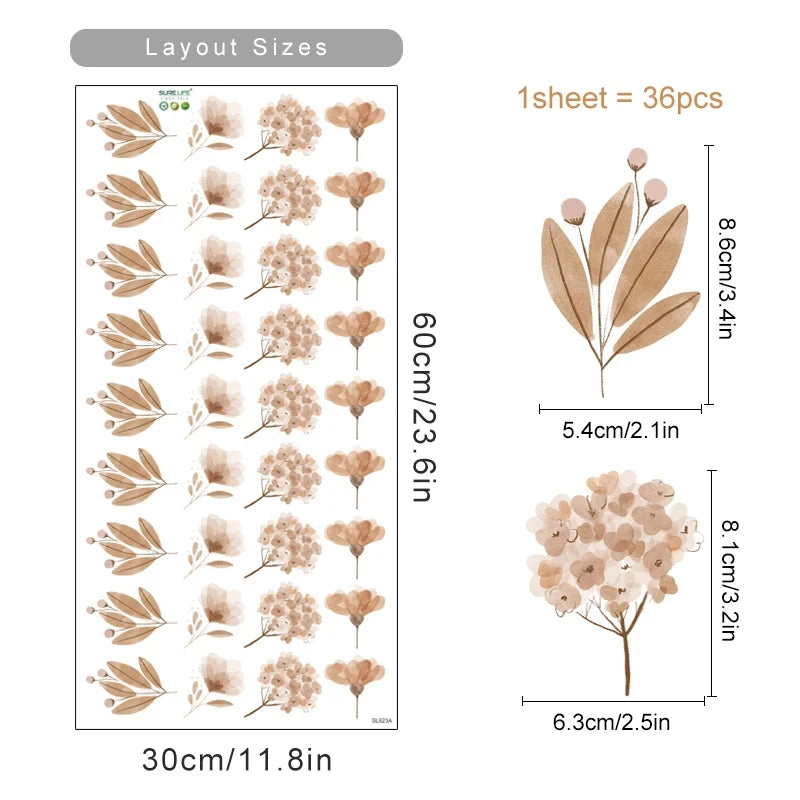 BohoBaby Flowers Decals