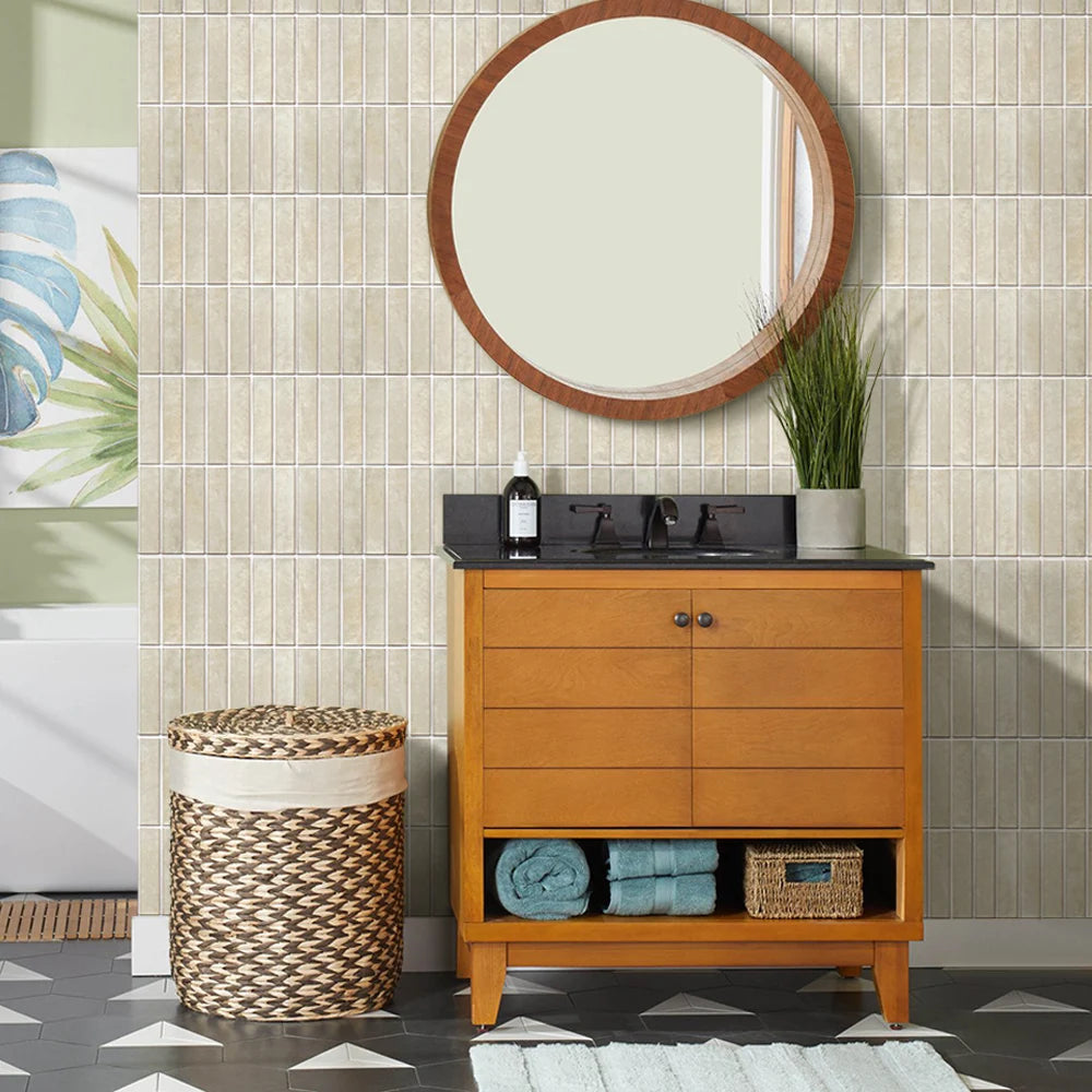 Serenity ModernStack Long 3D Tiles - Beige