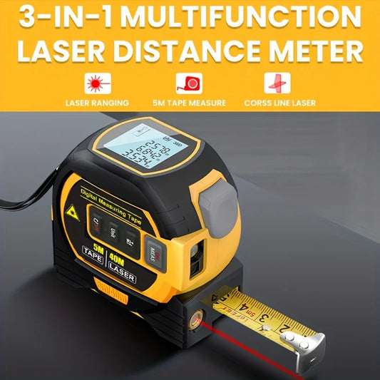 Tape Measure 3-in-1 Multifunction - 40m or 131 FT