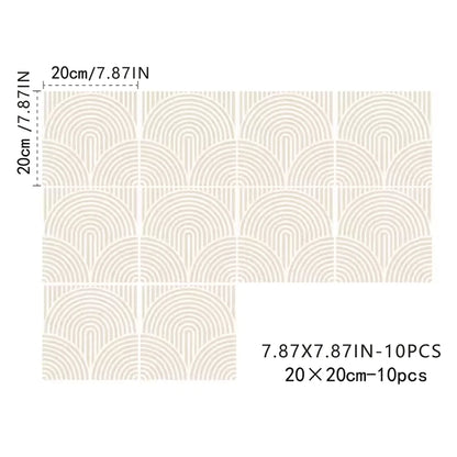 SeraphinaScape Tile Decals - Cream